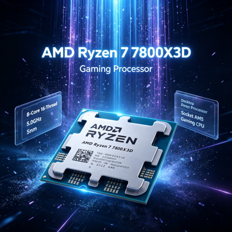 Amd Cpu Ryzen 7 - Processeur AMD Ryzen 7 7800X3D R7
