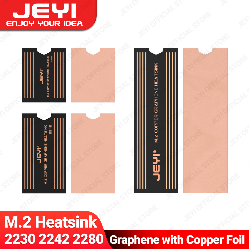 M2 Heatsink Cooler - Dissipateur thermique JEYI Graphene 2280 2242