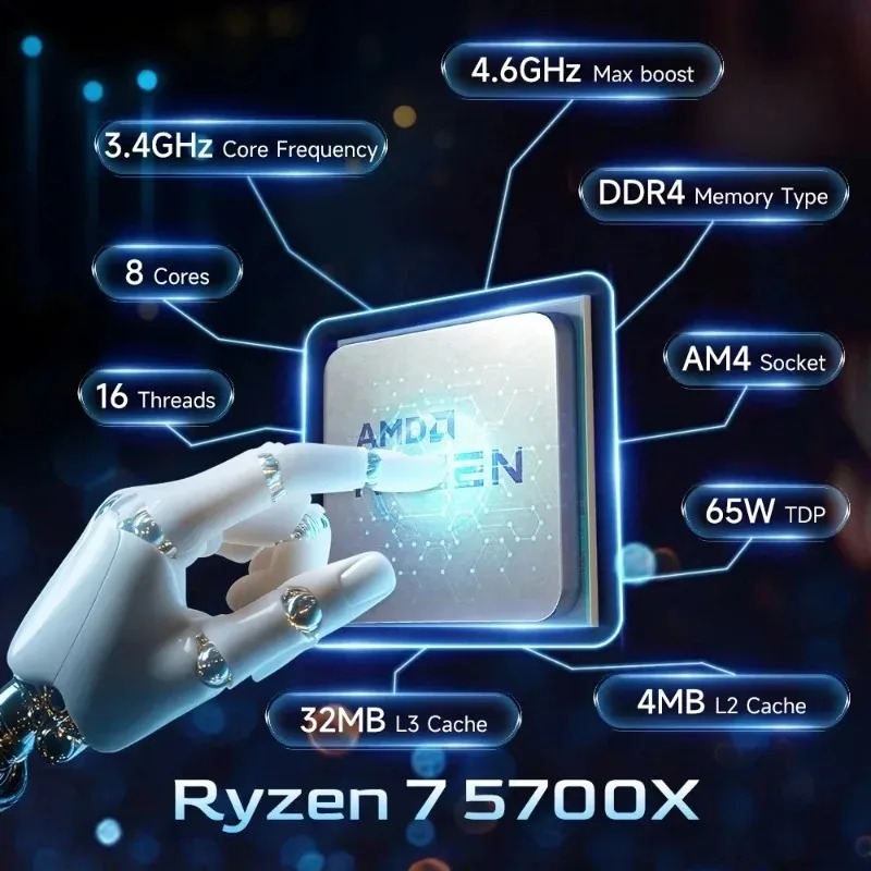 Processeur de bureau débloqué  - Amd Cpu Ryzen 7 avis et prix