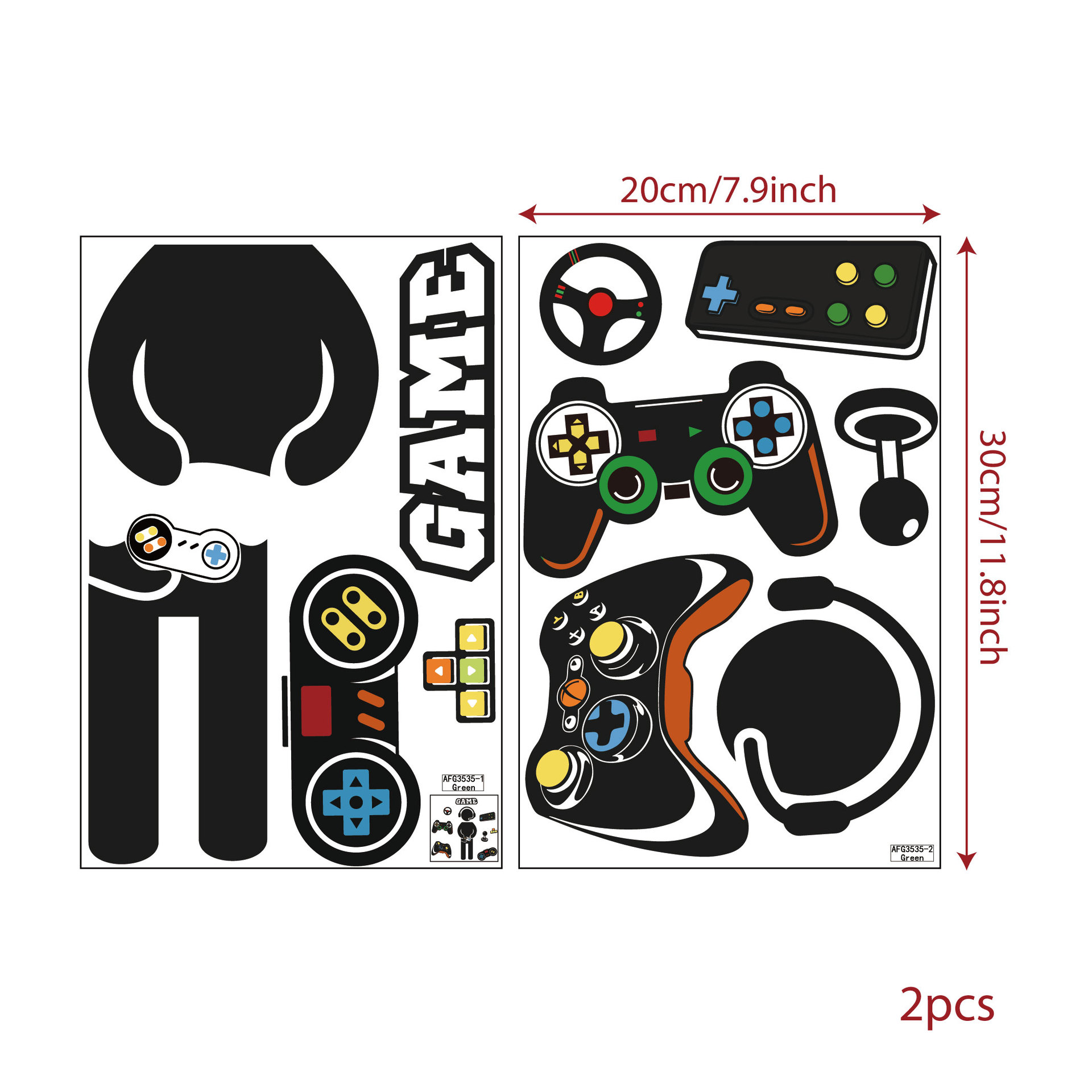 Autocollants muraux lumineux a - Gaming Accessories Bedroom avis et prix