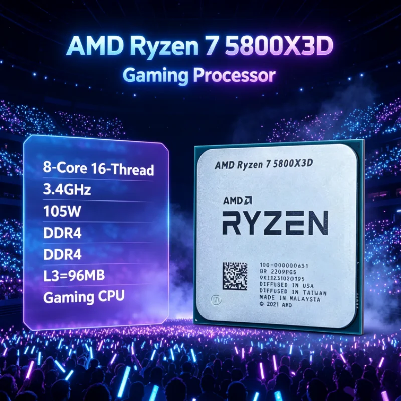 Processeur de jeu AMD R7 5800X - Amd Cpu Ryzen 7 avis et prix