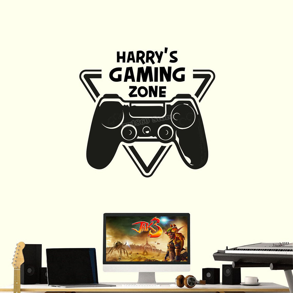 Autocollant mural de Zone de j - Gaming Accessories Bedroom avis et prix
