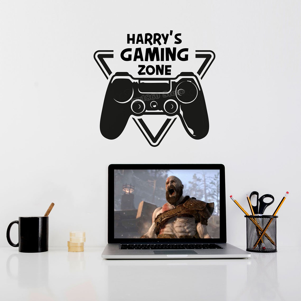 Autocollant mural de Zone de j - Gaming Accessories Bedroom avis et prix