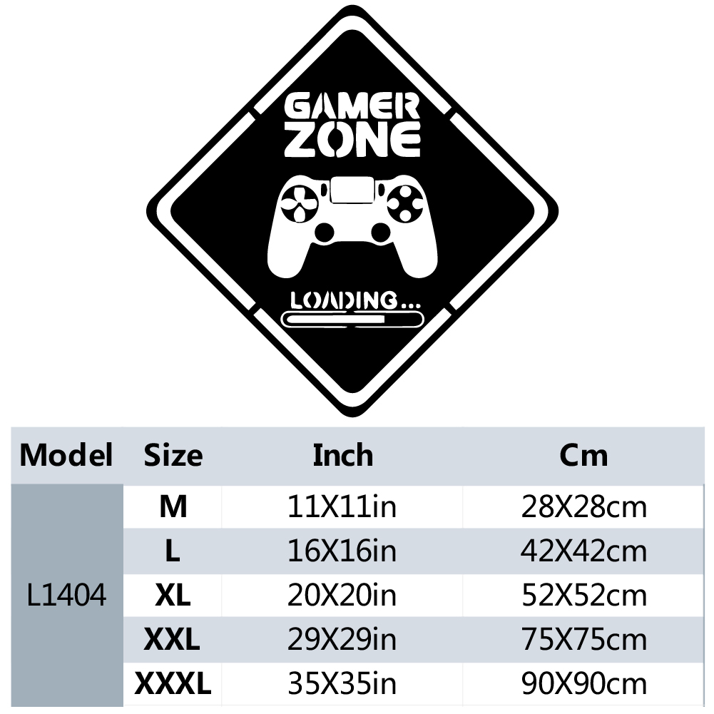 Autocollant mural en vinyle po - Gaming Accessories Bedroom avis et prix